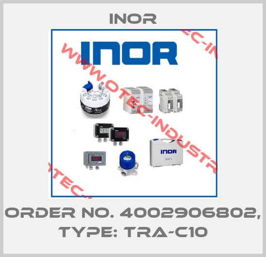 Order No. 4002906802, Type: TRA-C10-big