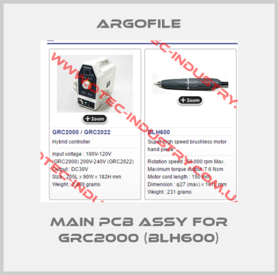 MAIN PCB ASSY FOR GRC2000 (BLH600)-big