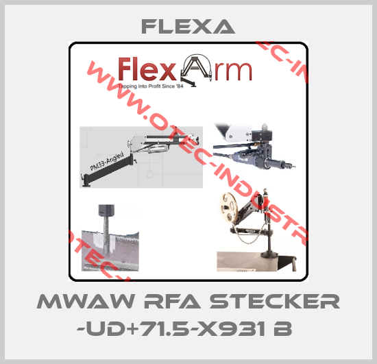 MWAW RFA Stecker -UD+71.5-X931 B -big