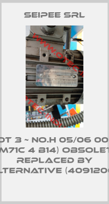 MOT 3 ~ NO.H 05/06 0072 ( JM71C 4 B14) obsolete, replaced by alternative (4091206) -big