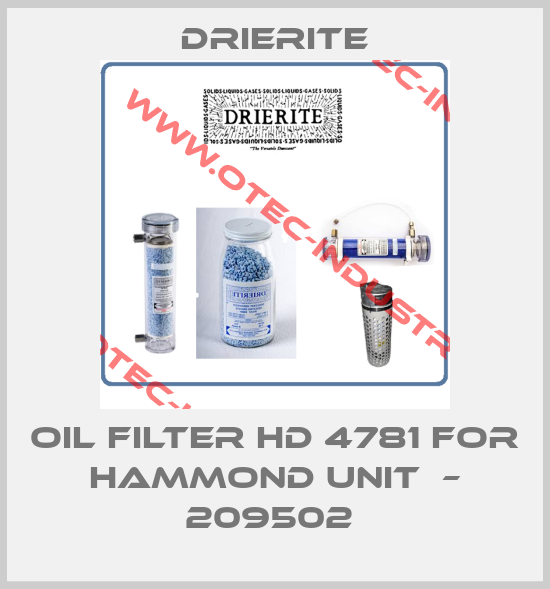 OIL FILTER HD 4781 FOR HAMMOND UNIT  – 209502 -big
