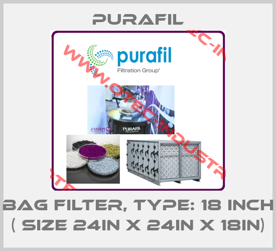 BAG FILTER, TYPE: 18 INCH ( SIZE 24IN X 24IN X 18IN)-big