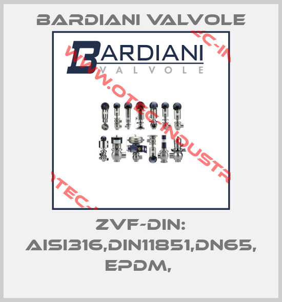 ZVF-DIN: AISI316,DIN11851,DN65, EPDM, -big