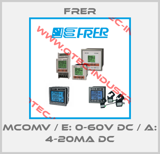 MCOMV / E: 0-60V DC / A: 4-20mA DC-big