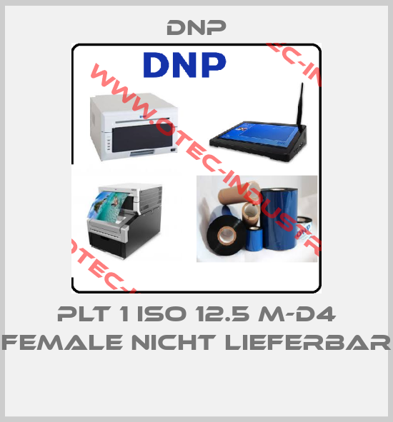 PLT 1 ISO 12.5 M-D4 female nicht lieferbar -big