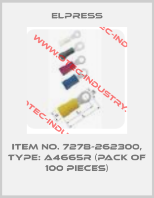 Item No. 7278-262300, Type: A4665R (pack of 100 pieces)-big