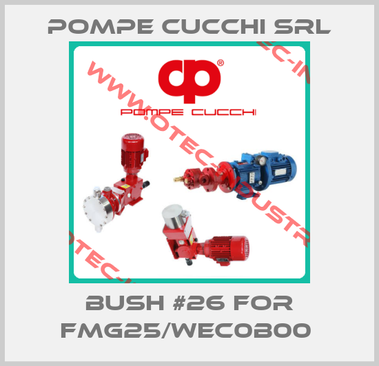 BUSH #26 FOR FMG25/WEC0B00 -big