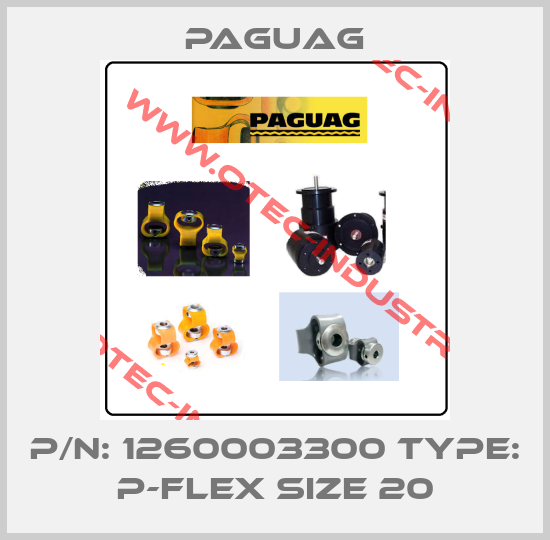 P/N: 1260003300 Type: P-Flex size 20-big