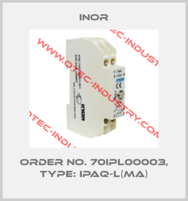 Order No. 70IPL00003, Type: IPAQ-L(mA)-big