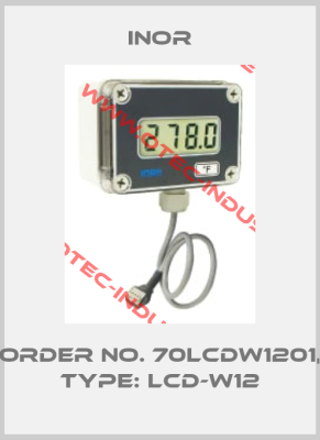 Order No. 70LCDW1201, Type: LCD-W12-big