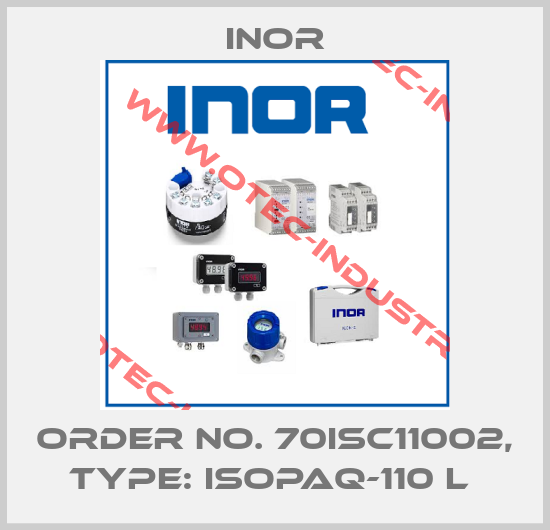 Order No. 70ISC11002, Type: IsoPAQ-110 L -big