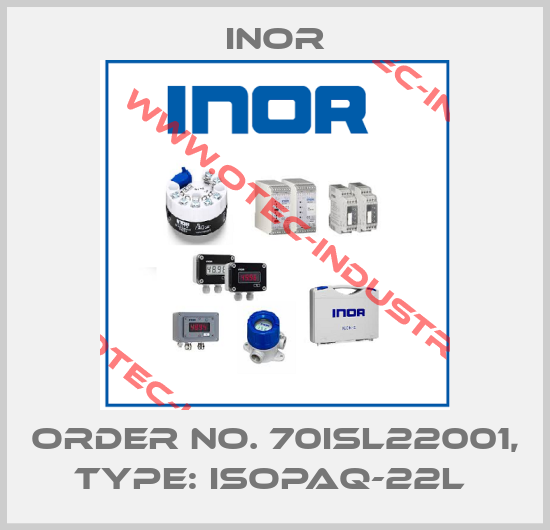 Order No. 70ISL22001, Type: IsoPAQ-22L -big
