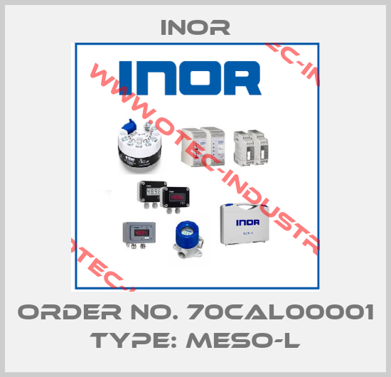 Order No. 70CAL00001 Type: MESO-L-big