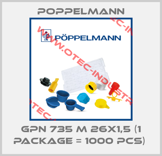 GPN 735 M 26x1,5 (1 Package = 1000 pcs) -big