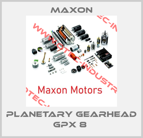 Planetary gearhead GPX 8 -big