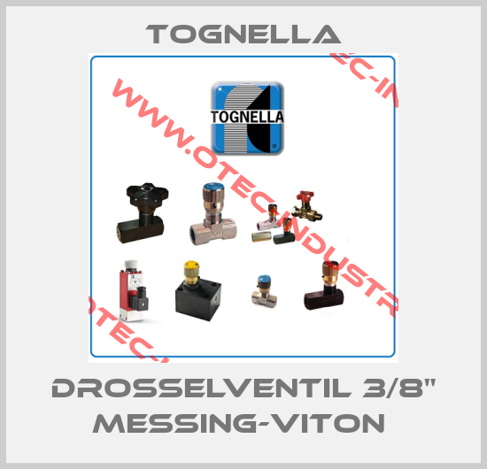 Drosselventil 3/8" Messing-Viton -big