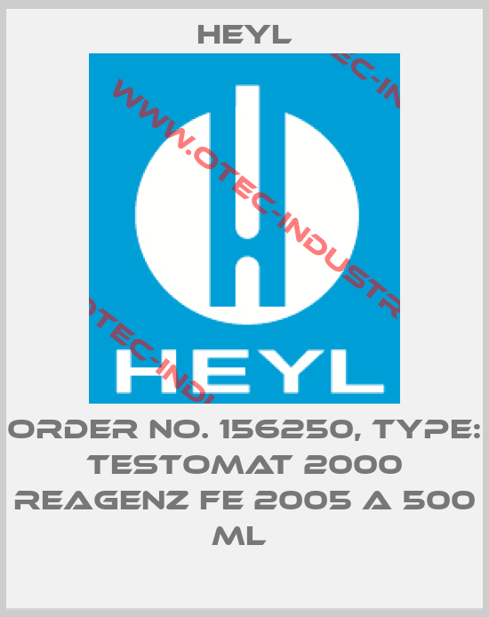 Order No. 156250, Type: Testomat 2000 Reagenz Fe 2005 A 500 ml -big