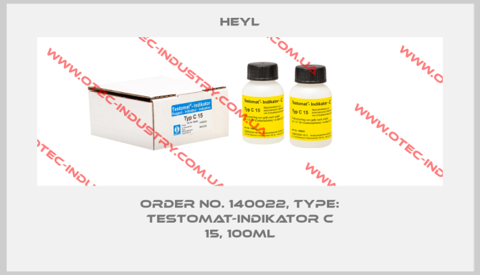 Order No. 140022, Type: Testomat-Indikator C 15, 100ml-big