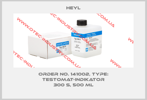 Order No. 141002, Type: Testomat-Indikator 300 S, 500 ml-big