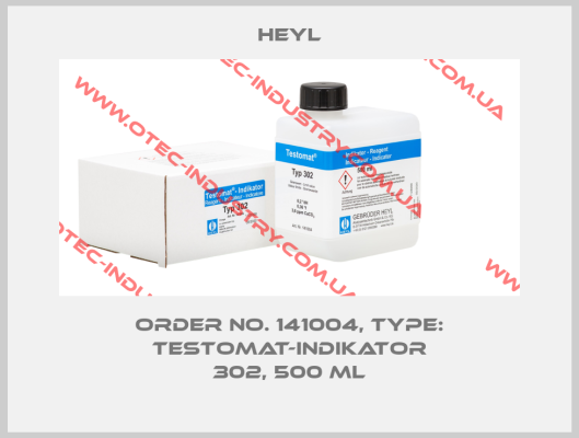 Order No. 141004, Type: Testomat-Indikator 302, 500 ml-big