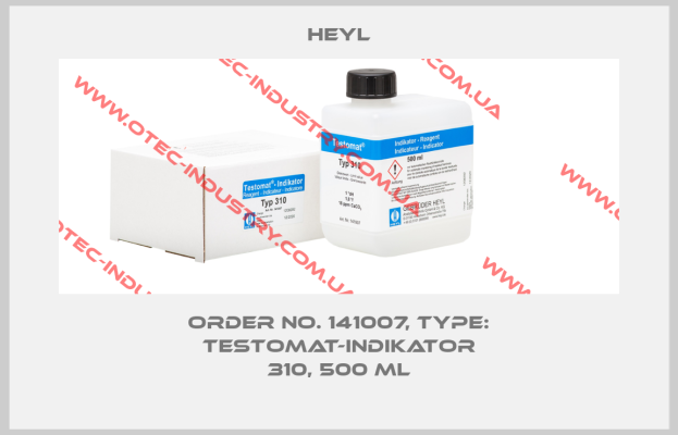 Order No. 141007, Type: Testomat-Indikator 310, 500 ml-big