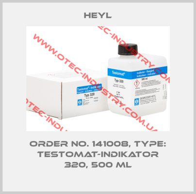 Order No. 141008, Type: Testomat-Indikator 320, 500 ml-big