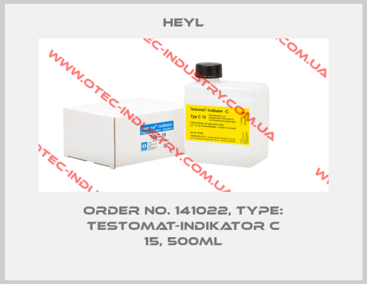 Order No. 141022, Type: Testomat-Indikator C 15, 500ml-big
