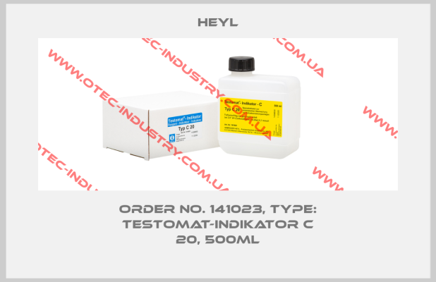 Order No. 141023, Type: Testomat-Indikator C 20, 500ml-big