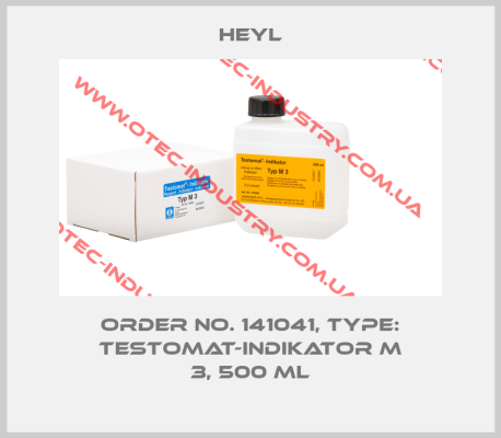 Order No. 141041, Type: Testomat-Indikator M 3, 500 ml-big
