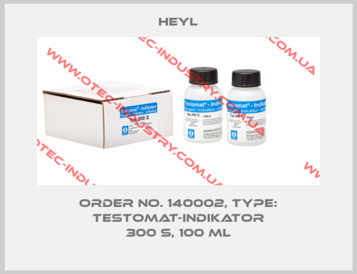 Order No. 140002, Type: Testomat-Indikator 300 S, 100 ml-big
