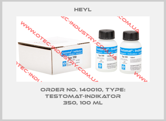Order No. 140010, Type: Testomat-Indikator 350, 100 ml-big
