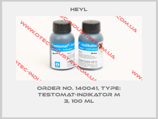 Order No. 140041, Type: Testomat-Indikator M 3, 100 ml-big