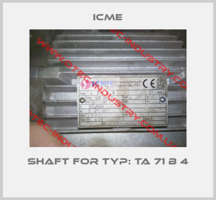 Shaft For TYP: TA 71 B 4 -big