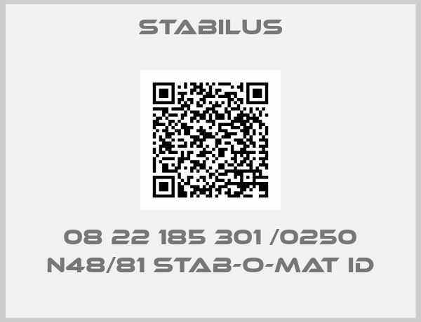 08 22 185 301 /0250 N48/81 STAB-O-MAT ID-big