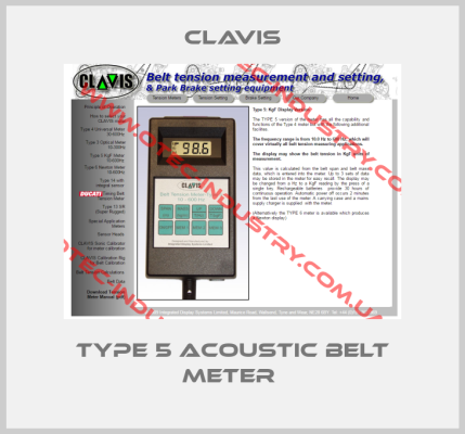 Type 5 acoustic belt meter -big