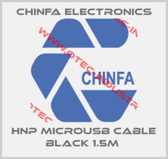 HNP MicroUSB cable black 1.5m -big