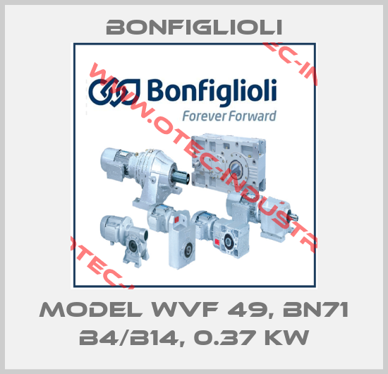 Model WVF 49, BN71 B4/B14, 0.37 KW-big