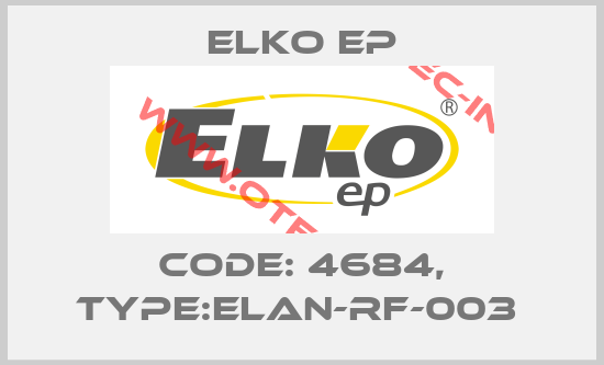 Code: 4684, Type:eLAN-RF-003 -big