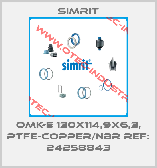 OMK-E 130x114,9x6,3, PTFE-COPPER/NBR REF: 24258843-big