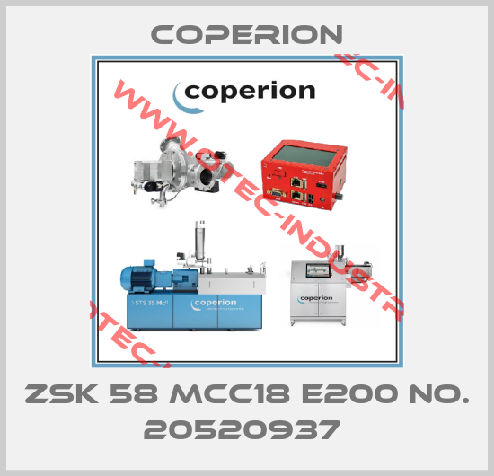 ZSK 58 MCC18 E200 No. 20520937 -big