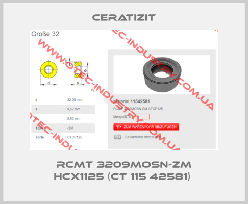 RCMT 3209MOSN-ZM HCX1125 (CT 115 42581) -big