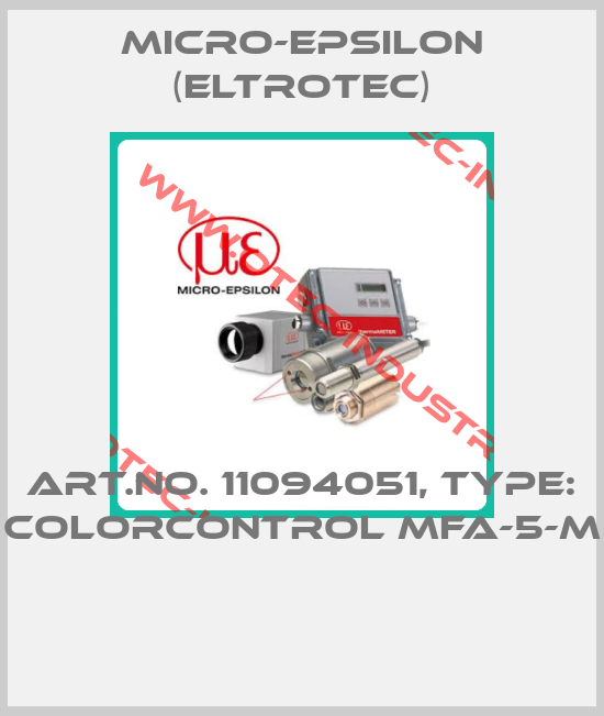 Art.No. 11094051, Type: colorCONTROL MFA-5-M -big