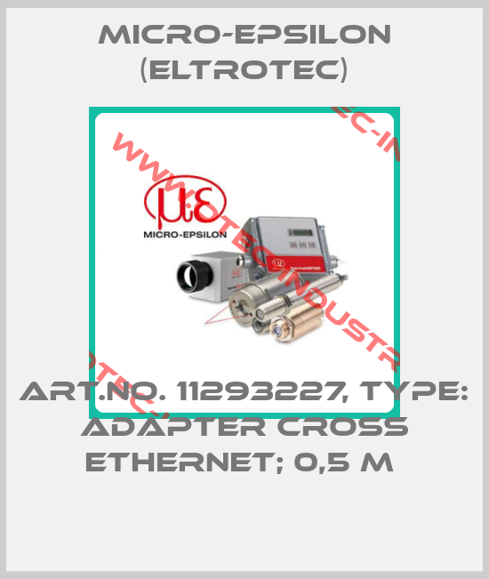 Art.No. 11293227, Type: Adapter Cross Ethernet; 0,5 m -big