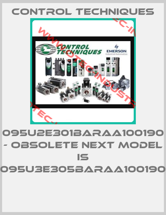 095U2E301BARAA100190 - obsolete next model is 095U3E305BARAA100190 -big