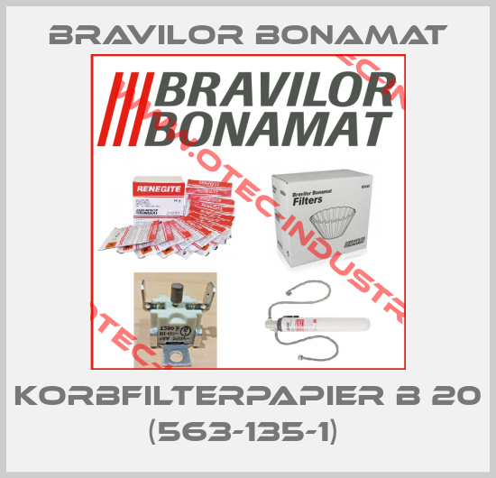 Korbfilterpapier B 20 (563-135-1) -big