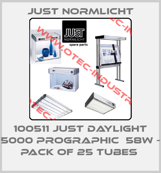 100511 JUST DAYLIGHT 5000 PROGRAPHIC  58W - PACK OF 25 TUBES -big