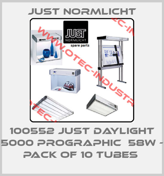 100552 JUST DAYLIGHT 5000 PROGRAPHIC  58W - PACK OF 10 TUBES -big