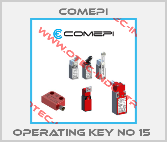 operating key No 15 -big