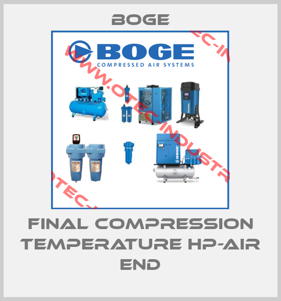 Final Compression Temperature HP-air end-big