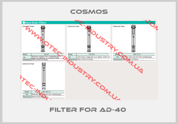 Filter for AD-40 -big